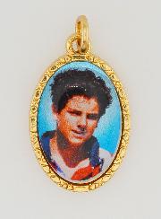 Médaille Bord Torsadé 25mm - Saint Carlo Acutis