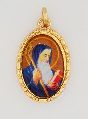 Médaille Bord Torsadé 25mm - Saint Benoît