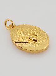 Médaille Bord Torsadé 25mm - Sainte Jeanne d'Arc