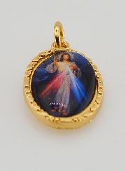 Médaille Bord Torsadé 25mm - Christ Miséricordieux