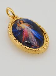 Médaille Bord Torsadé 25mm - Christ Miséricordieux