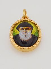 Médaille Bord Torsadé 25mm - Saint Charbel
