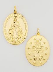 Médaille Miraculeuse Finition Or 18k - 22mm