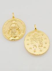 Médaille Miraculeuse Finition Or 18k - 22mm