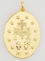 Médaille Miraculeuse Finition Or 18k - 22mm