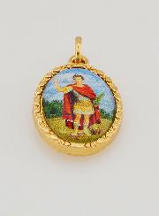 Médaille Bord Torsadé 25mm - Saint Expedit
