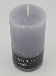 Bougie de Décoration Rustique 38h - Gris