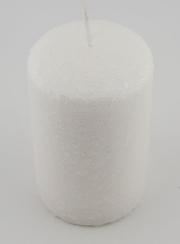 Bougie de Décoration Effet Polaire - Blanc