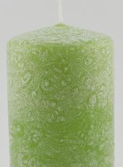 Bougie de Décoration Effet Polaire - Vert