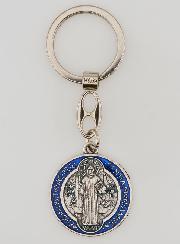 Porte-Clés Médaille de Saint Benoît Colorée