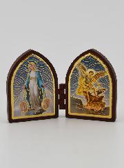 Icône Diptyque Mini -  Vierge Miraculeuse