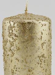 Bougie de Noël à Paillettes - Champagne