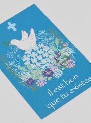Carte de Confirmation - Colombe