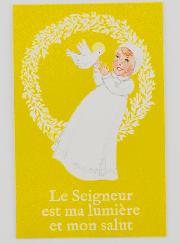 Carte de Baptême - Lumière