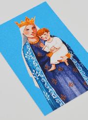 Carte de Baptême - Vierge à l'Enfant