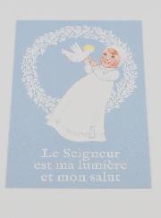 Carte de Baptême - Lumière