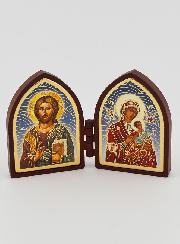Icône Diptyque Mini - Jésus Christ & Marie