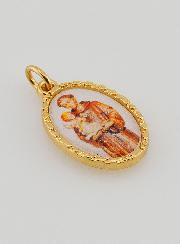 Médaille Bord Torsadé 25mm - Saint Antoine