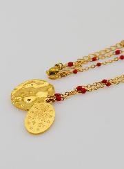 Collier Religieux Perlé & Médaille Miraculeuse