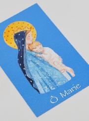 Carte de Baptême - Ô Marie