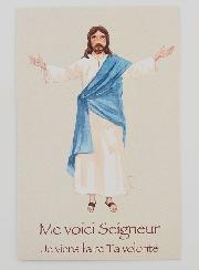 Carte de Communion - Me Voici Seigneur