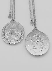 Médaille Miraculeuse & Chaîne en Inox - 33mm