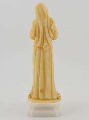 Statue de Sainte Rita en Albâtre Peint - 12cm