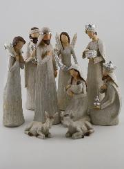 Crèche de Noël Complète 11 Personnages