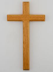 Crucifix en Chêne Naturel - 18cm