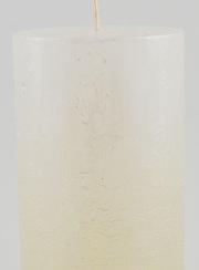 Bougie de Décoration Moderne - Blanc Nacré