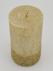 Bougie Décoration Effet Pépite - Champagne
