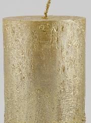 Bougie Décoration Effet Pépite - Champagne