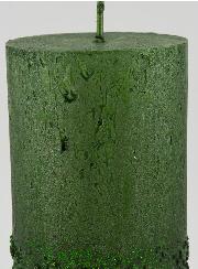 Bougie de Nöel Effet Pépite - Vert Sapin