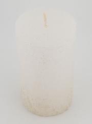 Bougie Décoration Effet Pépite - Blanc Perlé