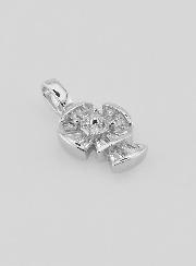 Pendentif Croix Gothique en Argent - 16mm