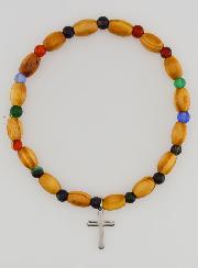 Bracelet Avec Croix - Agate & Bois
