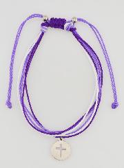 Bracelet Avec Croix - Violet