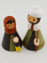 Crèche de Noël - Couple de Bergers