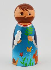 Statuette en Bois - Noé