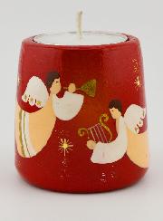 Bougeoir de Noël Anges Musiciens - 5cm