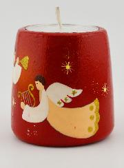 Bougeoir de Noël Anges Musiciens - 5cm