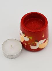 Bougeoir de Noël Anges Musiciens - 5cm