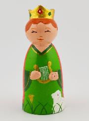 Statuette en Bois - Roi David