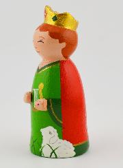 Statuette en Bois - Roi David