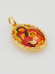 Médaille Bord Torsadé 25mm - Sainte Famille