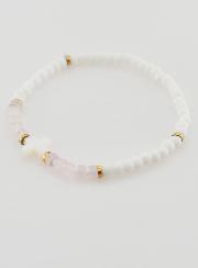 Bracelet Religieux Pierre & Nacre - Rose Pâle