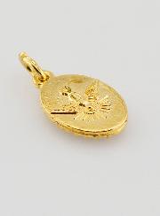 Médaille Bord Torsadé 15mm - Marie qui Défait les Noeuds
