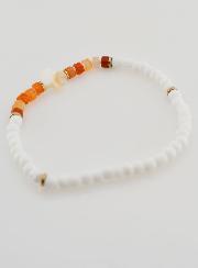 Bracelet Religieux Pierre & Nacre - Marron