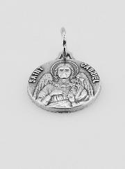 Médaille Saint Gabriel Argentée - 14mm