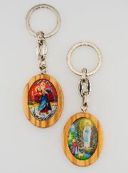 Porte-clés ND-Lourdes & Saint Christophe